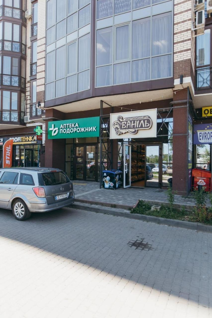 Atlant Luxury Family Apart Поряд З Тц Депот, Безконтактне Заселення Chernivtsi Bagian luar foto